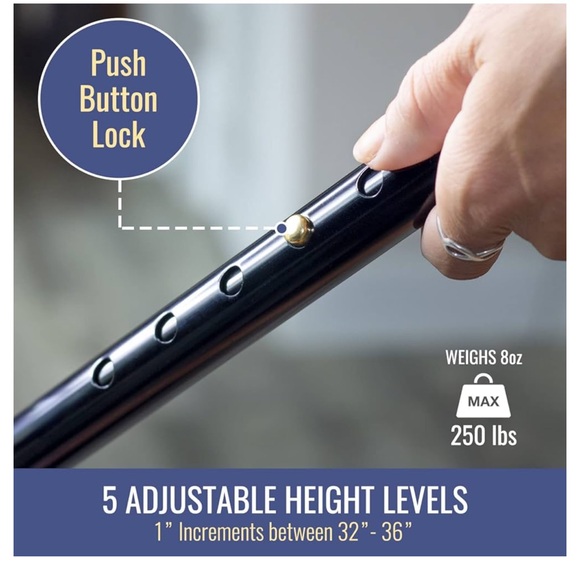 Foldable cane - Picture 4 of 5